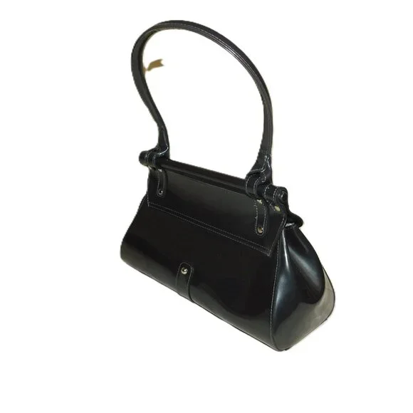 Beijo London Paris New York Handbag Charcoal Gray Purse - Picture 5 of 15